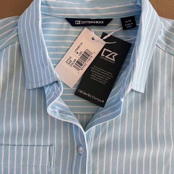 Cutter and Buck Dry fit long sleeve shirt - Picture 5 of 12